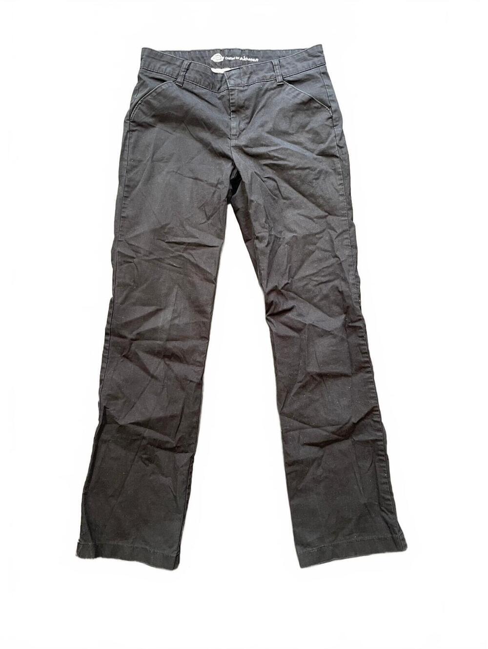 Dickies Crafted for Women Black Relaxed Work Pants S